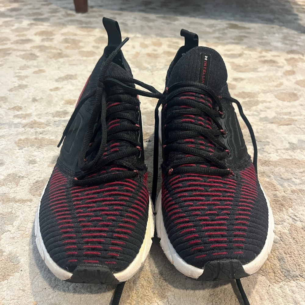 Black and Red Athletic Sneakers